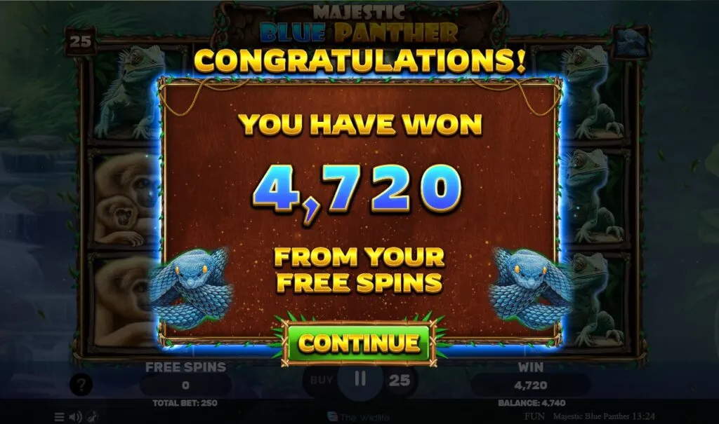 Majestic Blue Panther Slot Game Review