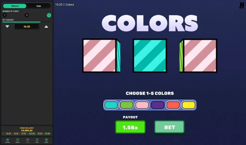 Guess the Colors in Highbet | Dare2Win | Hacksaw Gaming