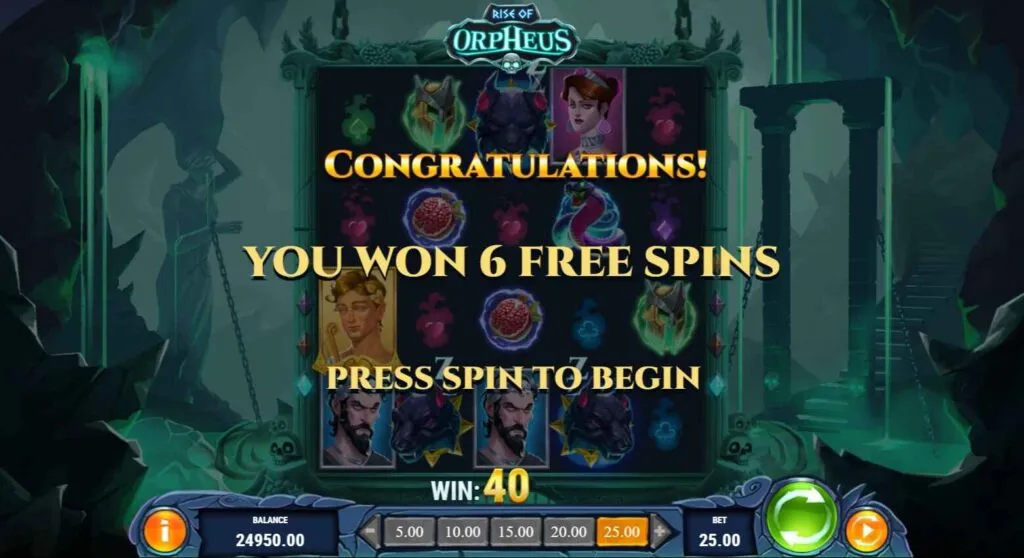 Rise of Orpheus | Slot Game Review | Play&rsquo;n GO
