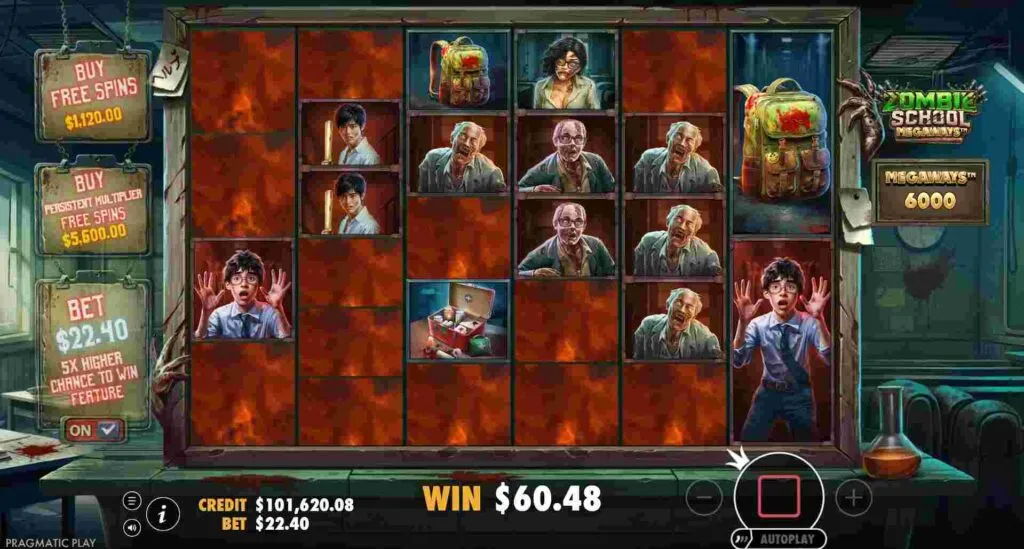 Zombie School Megaways | Slot Game Review | Pragmatic Play
