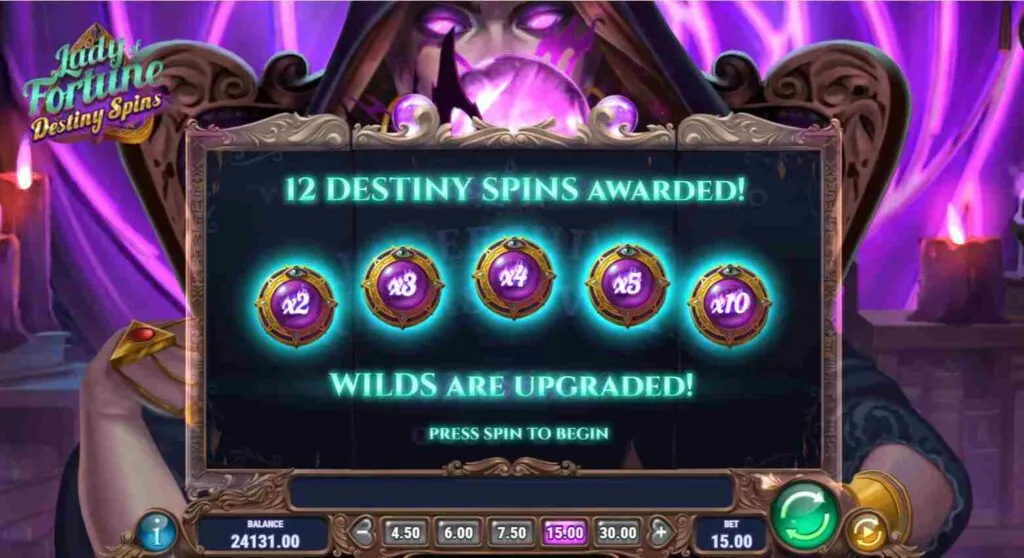 Lady of Fortune Destiny Spins | Slot Game Review | Play’n GO