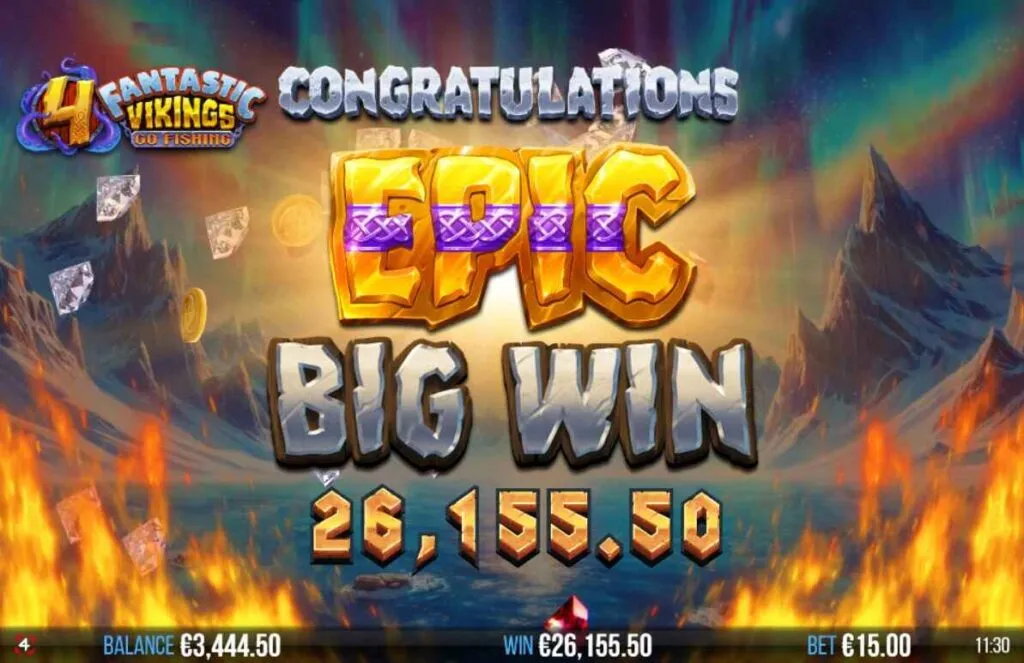 4 Fantastic Vikings Go Fishing | Slot Game Review