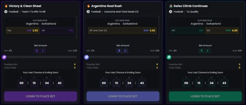 Norway vs England | Argentina vs Switzerland | World Cup ⚽