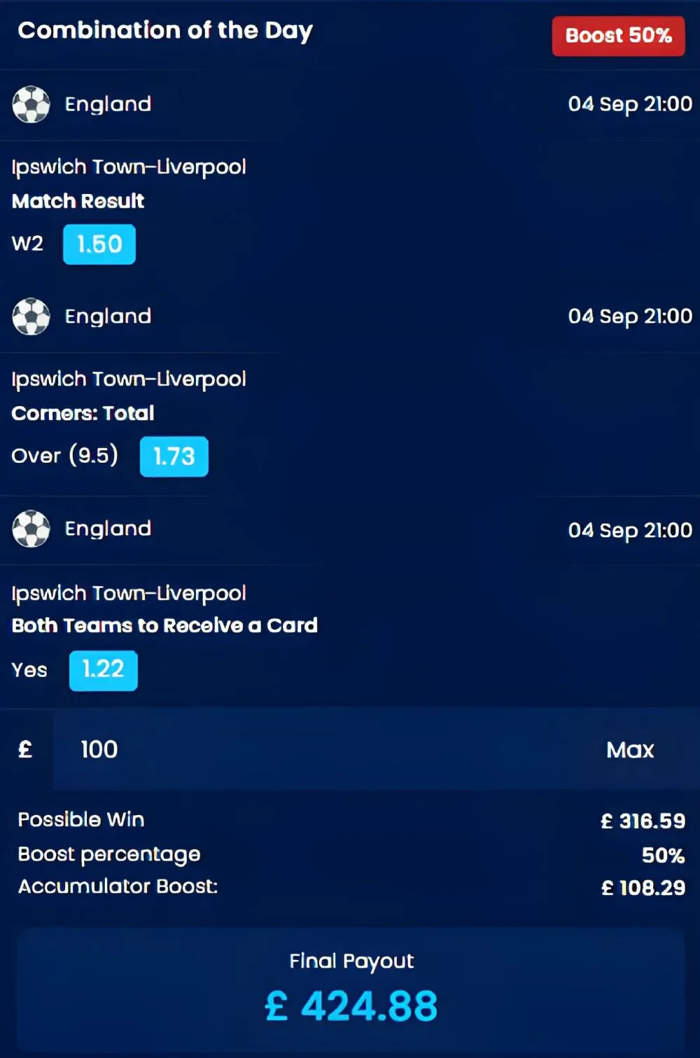 Ipswich vs Liverpool 2026 Preview | Combination of the Day