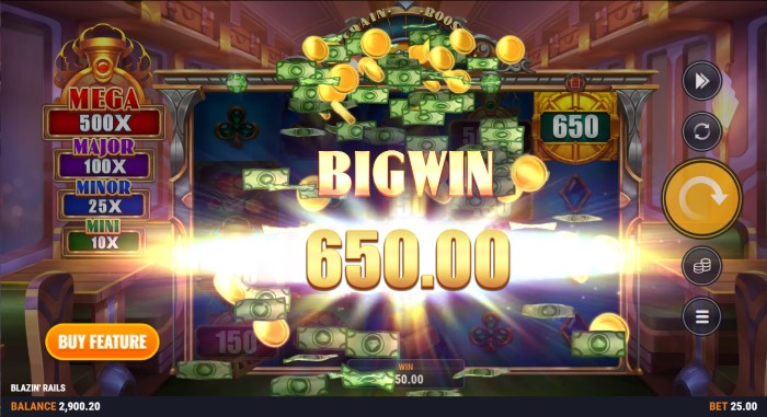 Blazin' Rails Slot Game Review