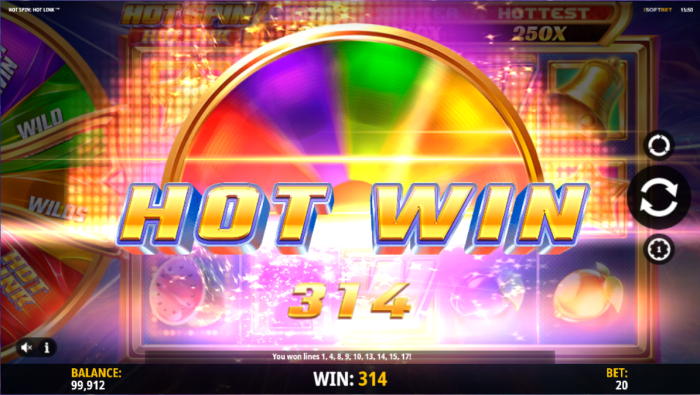 Hot Spin Hot Link Slot Game Review