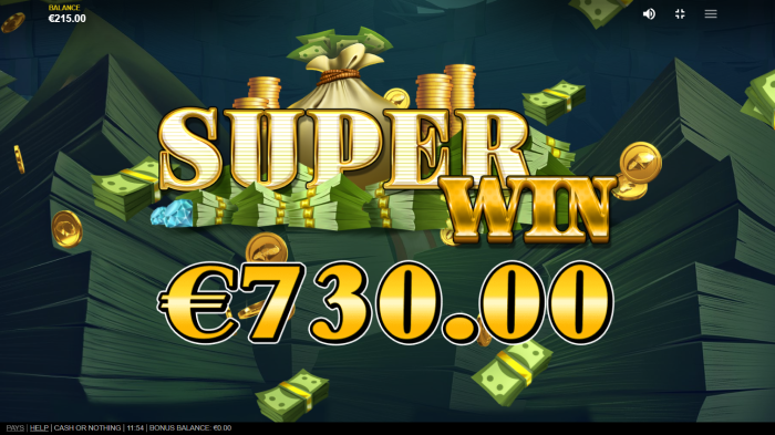 Cash or Nothing Slot Game Review