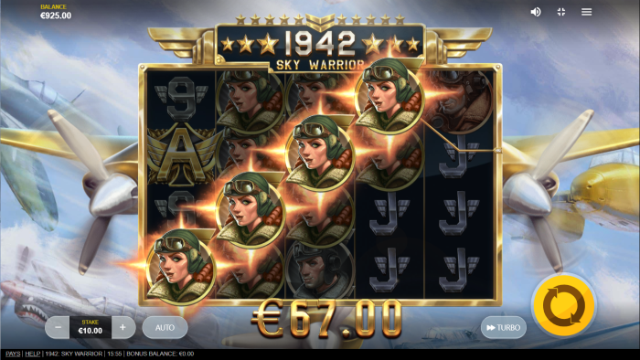 1942 Sky Warrior Slot Theme