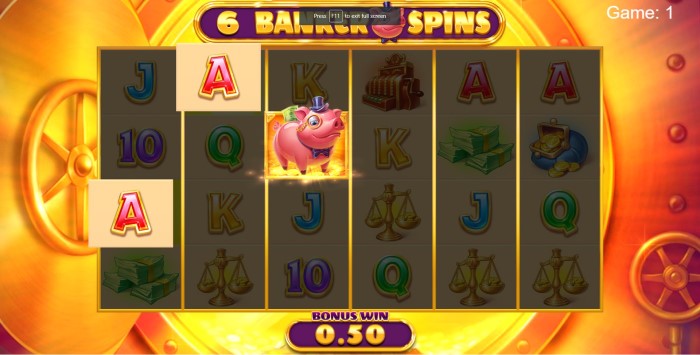 Bankin Bacon Slot Symbols
