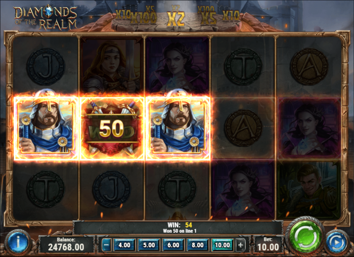 Diamonds Of The Realm Slot Game Review