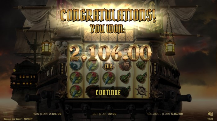 Rage Of The Seas Slot Game Review