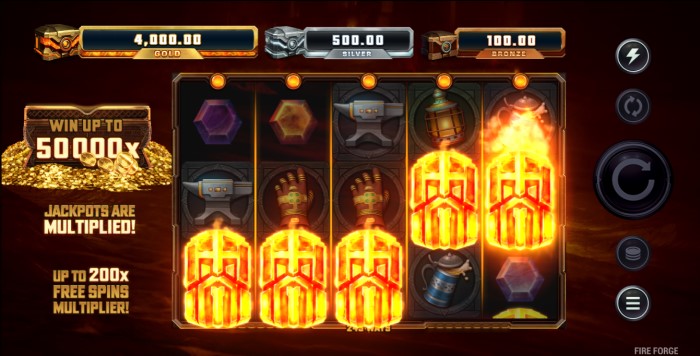 Fire Forge Slot Visuals