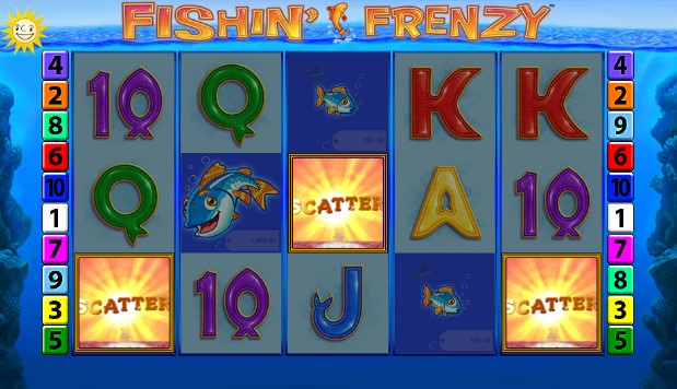Fishin' Frenzy Slot Design