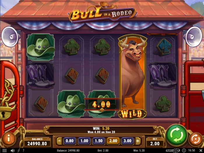 Bull In A Rodeo Slot Game Review