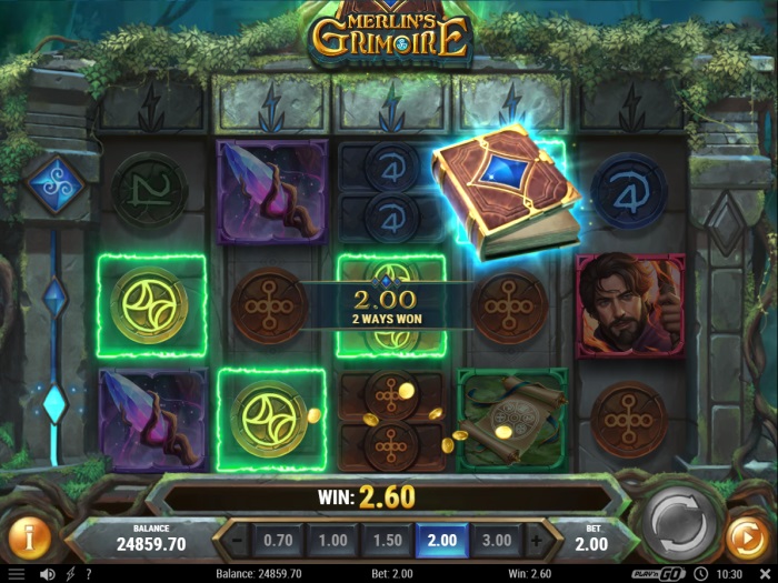 Merlin&rsquo;s Grimoire Slot Game Review