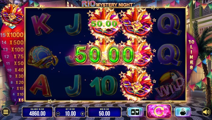 Rio Mystery Night Slot Game Review