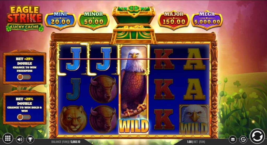 Eagle Strike Lucky Cache - Slot Game Review - HighBet Blog