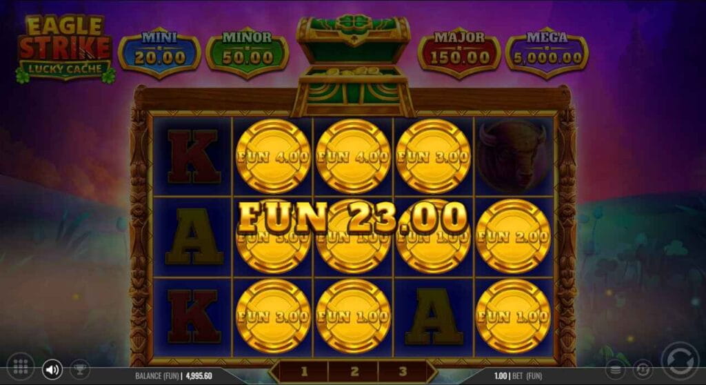 Eagle Strike Lucky Cache - Slot Game Review - HighBet Blog