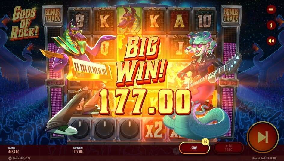 Gods of Rock | Slot Game Review | Thunderkick