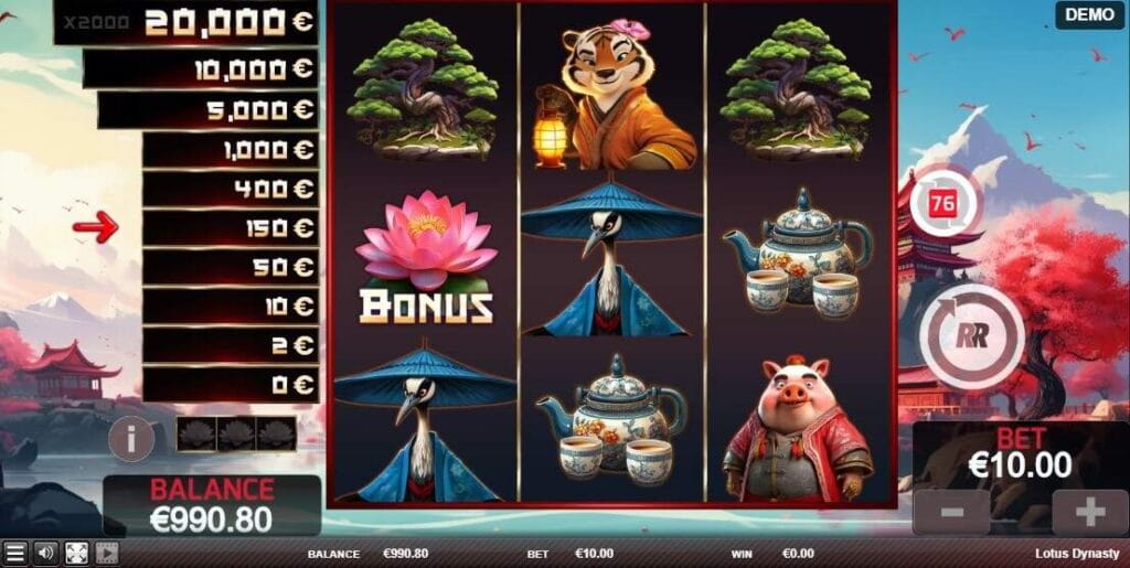 Lotus Dynasty | Slot Game Review | Red Rake Gaming