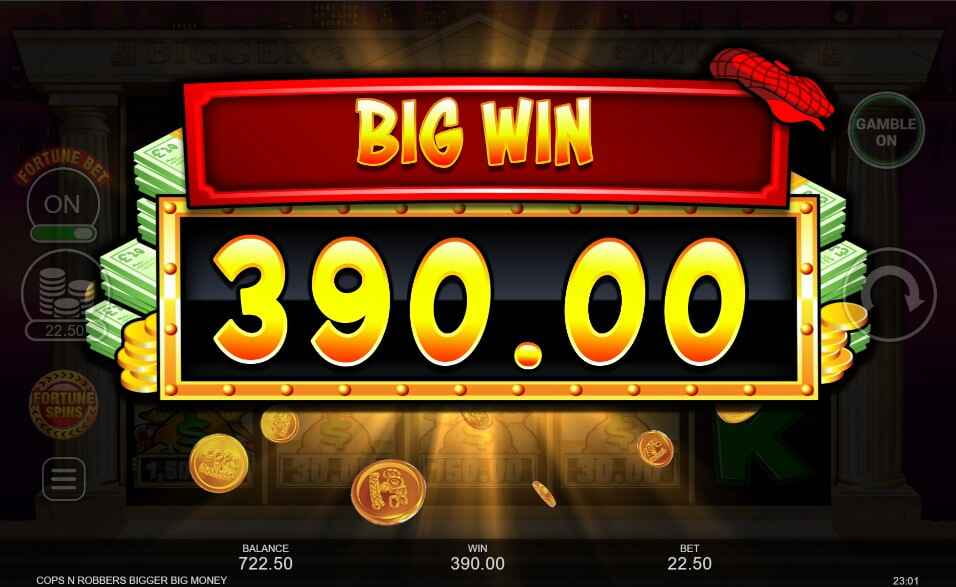 Cops &lsquo;n&rsquo; Robbers Bigger Big Money | Slot Game Review