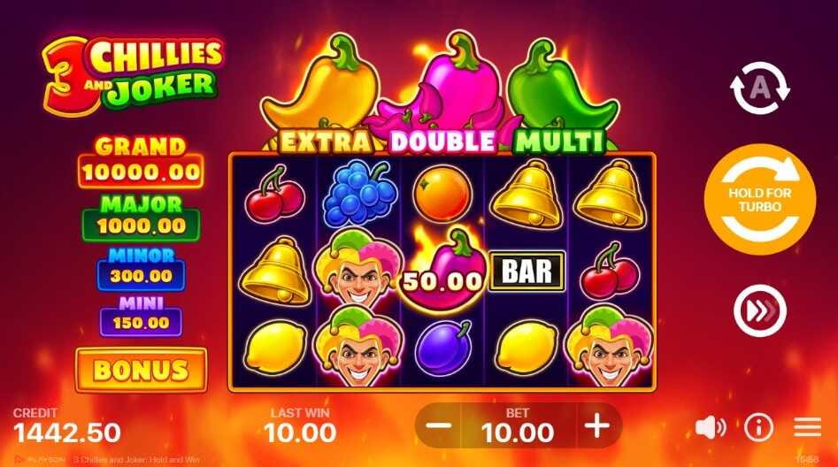 3 Chillies and Joker Hold and Win | Slot Game Review | Playson