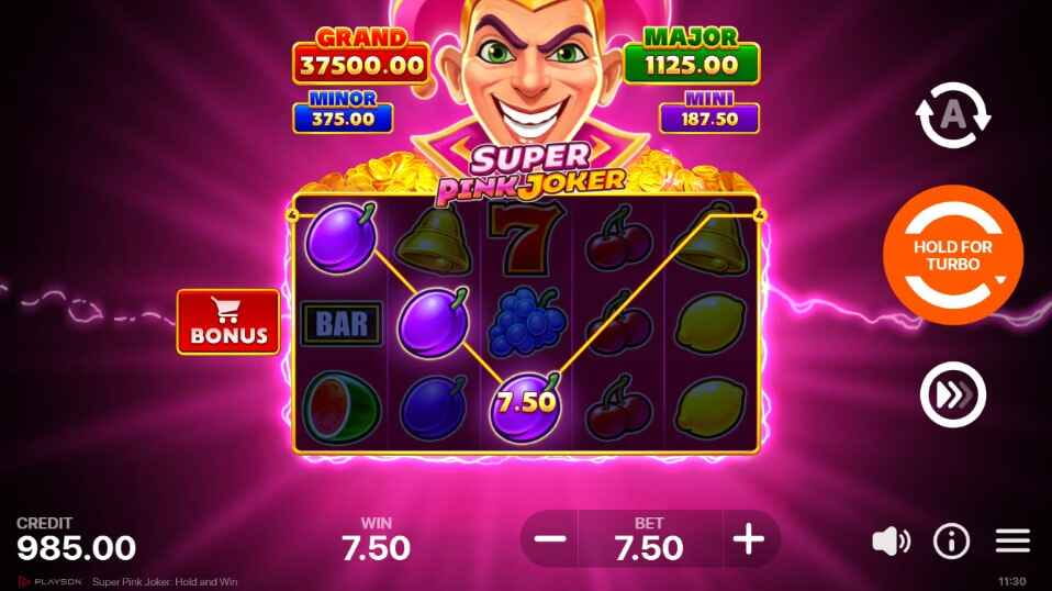 Super Pink Joker: Hold and Win | Slot Game Review | Playson