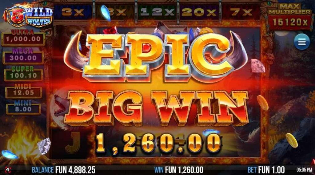 5 Wild Wolves | Slot Game Review | 4ThePlayer
