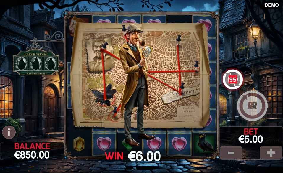 Sherlock and the Stolen Gems | Slot Review | Red Rake Gaming