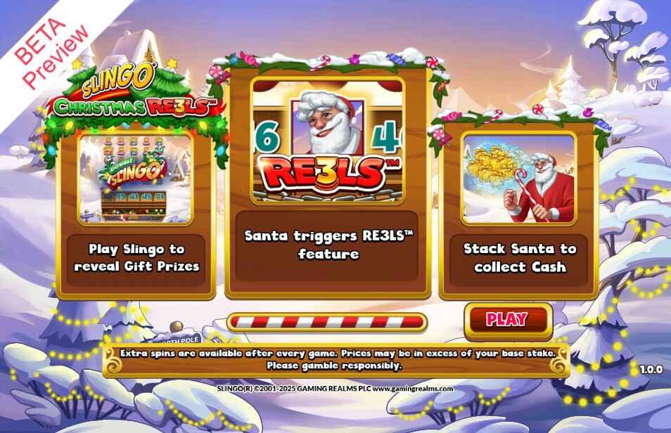 Slingo Christmas RE3LS | Game Review | Gaming Realms🎅