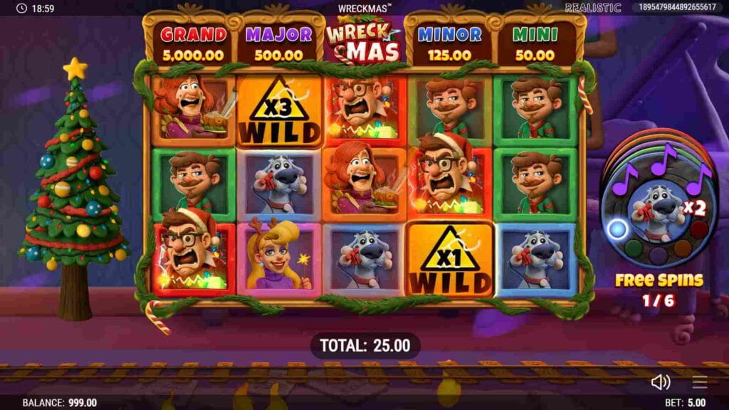 Wreckmas | Slot Game Review | Realistic Games
