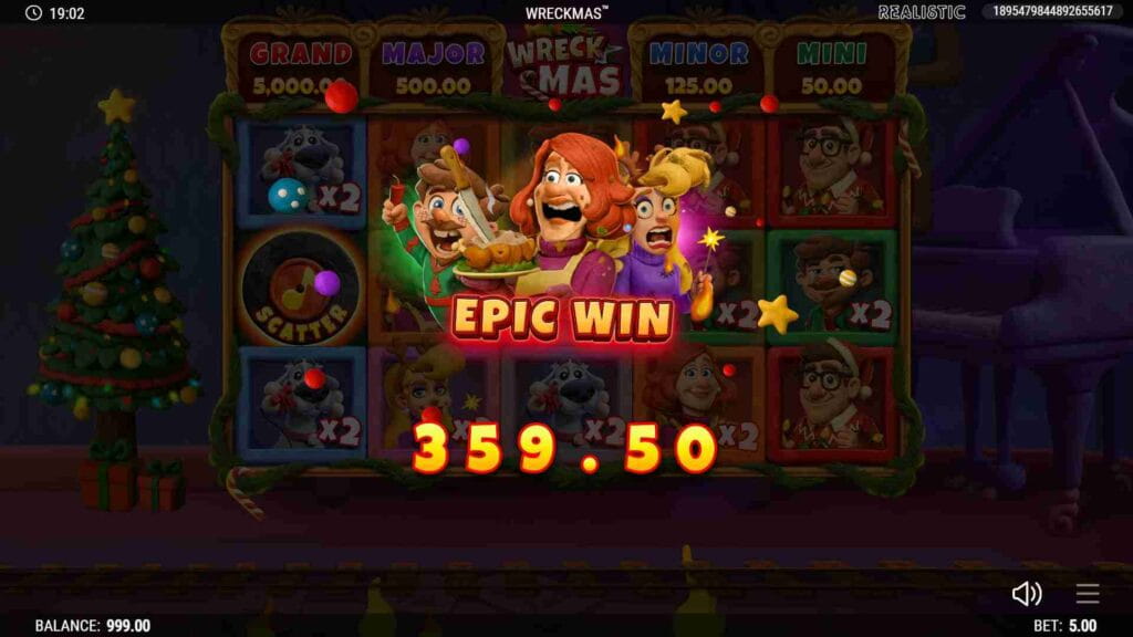 Wreckmas | Slot Game Review | Realistic Games