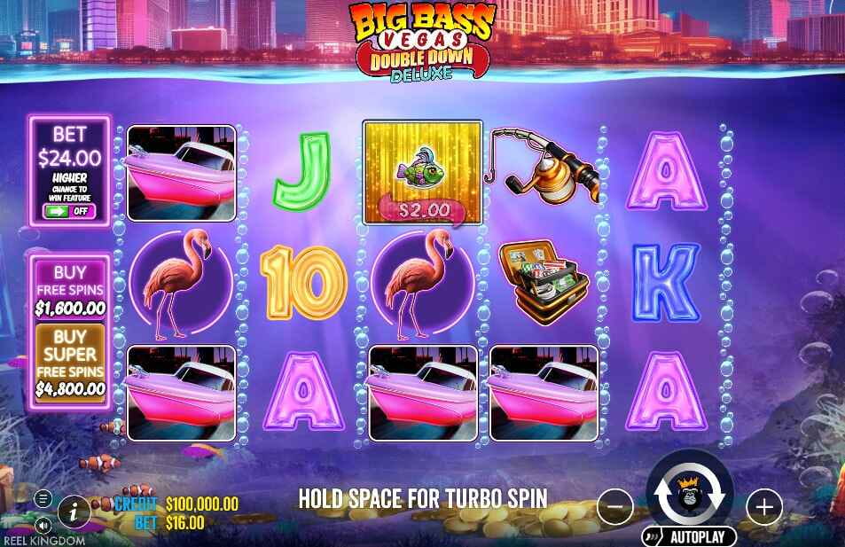 Big Bass Vegas Double Down Deluxe | Slot Game Review ✨🐟✨