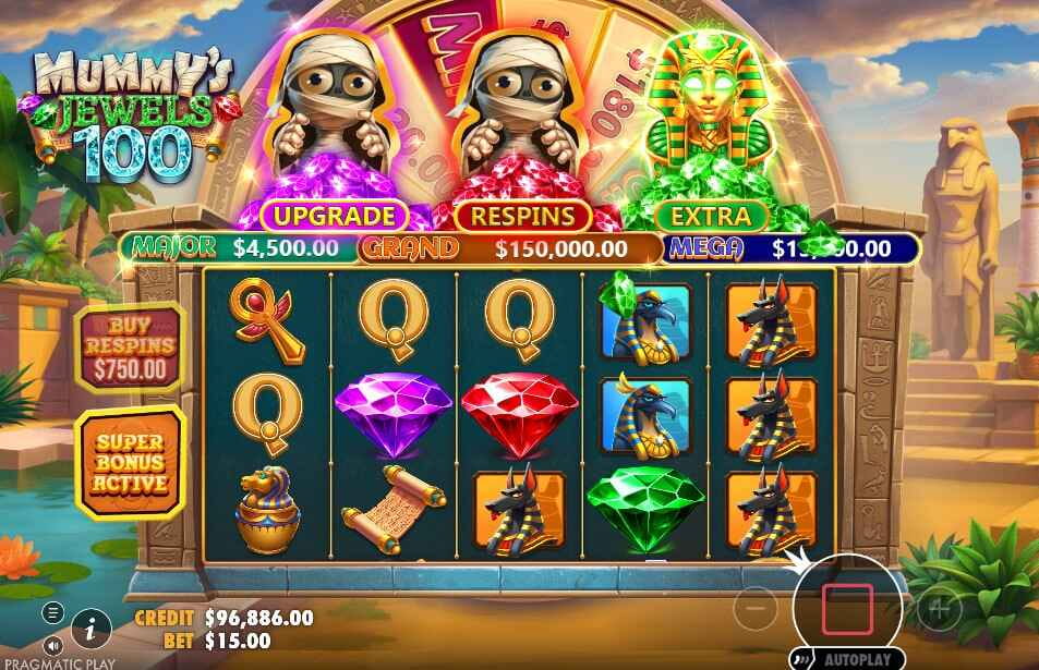 Mummy’s Jewels 100 | Slot Review | Play Now ☥