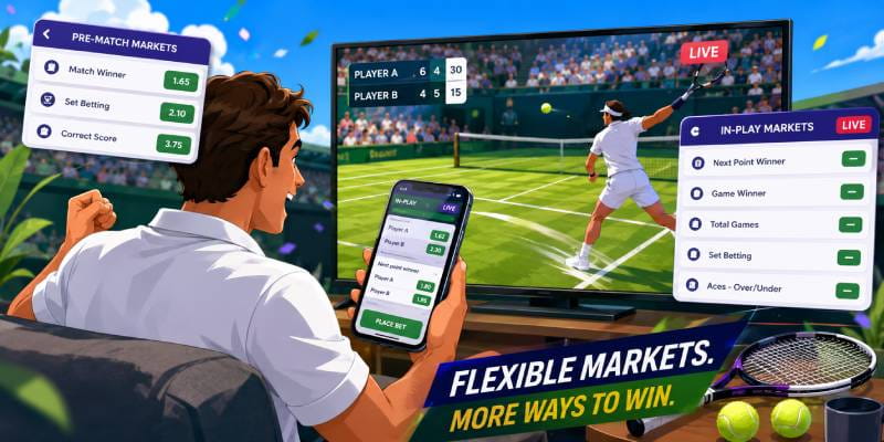 Triple Play Wimbledon | Get &pound;15 in ACCA Free Bets